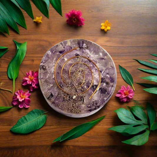 Soulwise Natural Amethyst Crystal Paperweight – Raw Stone for Desk Decor, Healing, Meditation, Office Gift & Positive Energy