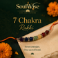 7 /Seven Chakra Crystal Rakhi – Natural Healing Crystal Rakhi for Chakra Balancing, Harmony, Protection & Positive Energy