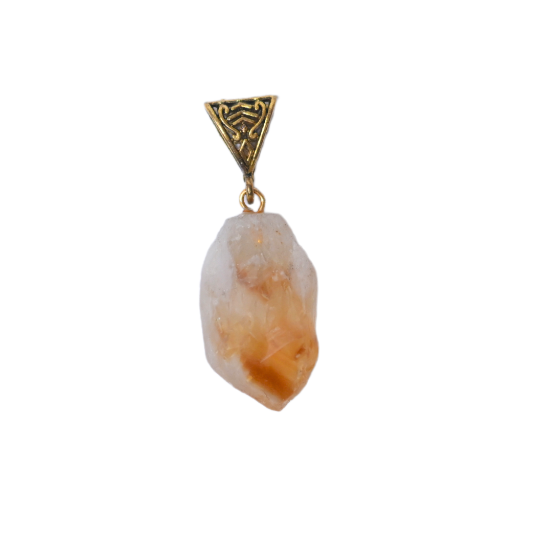 Raw Citrine pendant