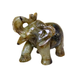 Labradorite Healing Crystal Elephant Decor – Hand-Carved Natural Gemstone Figurine | Good Luck, Protection & Prosperity | Spiritual Home & Office Decor