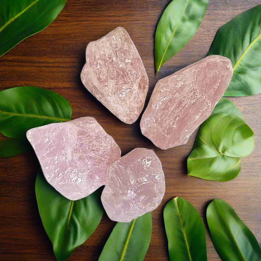 Soulwise Rose Quartz Natural Crystal Healing/Rough Raw Stone, Reiki Stones Healing, Aura cleaning, enhance Positive energy (800 g)