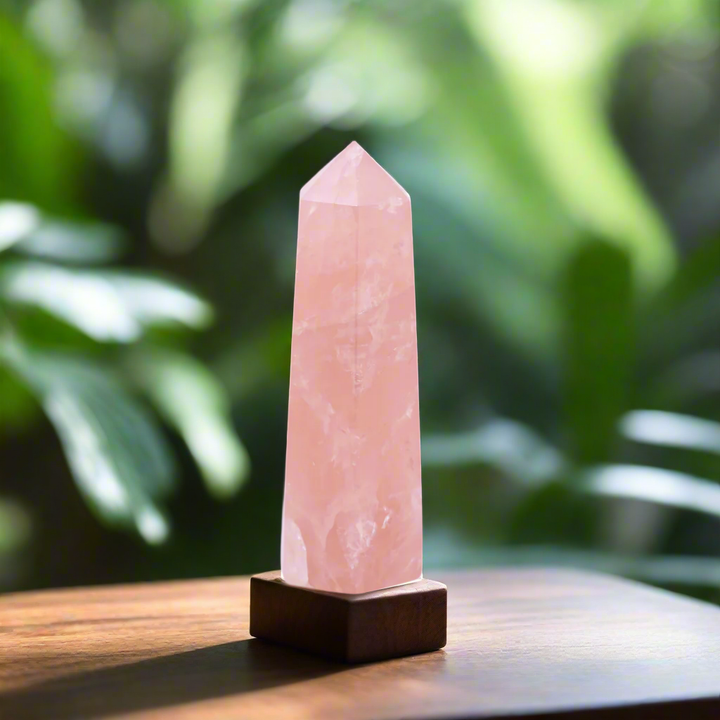 Rose Quartz Tower 3"