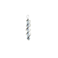 Clear Quartz Spiral Pencil Pendant – Natural Sphatik Crystal Healing Necklace for Reiki, Vastu, Chakra Balancing & Positive Energy