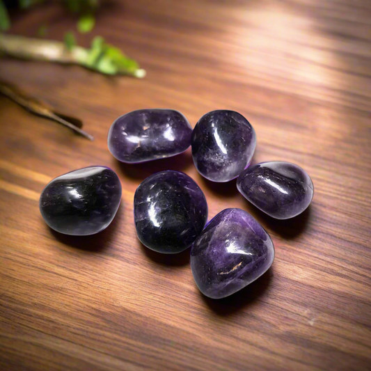 Amethyst Tumbles (6pcs)