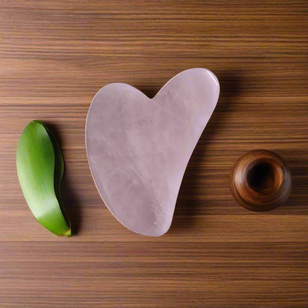 Rose Quartz Gua Sha Massage Tool