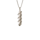 Howlite Crystal Spiral Pendant – Natural Healing Stone Necklace for Peace, Guidance, Chakra Healing & Positive Energy