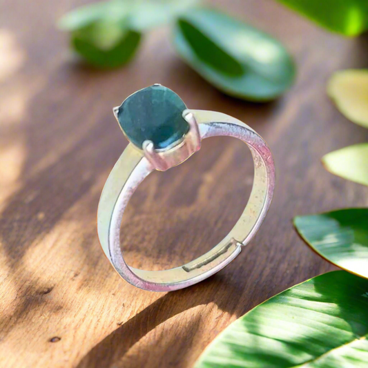 Soulwise Green Aventurine ring adjustable, certified, attract wealth, abundance, growth and success in various areas of life.