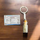 Pyrite Wish Bottle Keychain