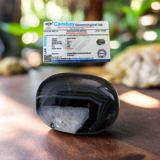 Natural Sulemani Hakik Palm Stone  for Protection, Power & Evil Eye Removal