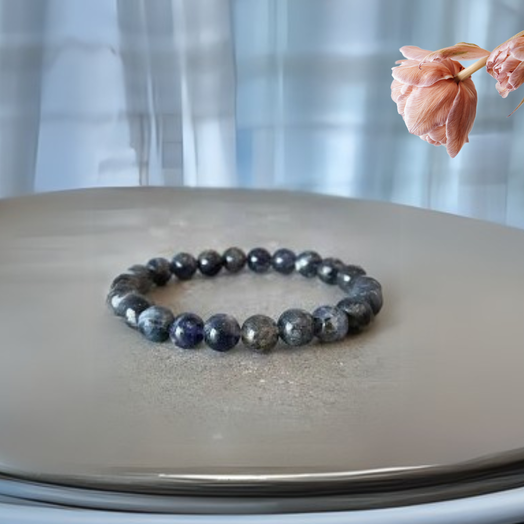 Iolite Crystal Bracelet