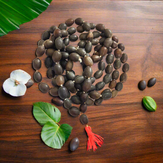 Soulwise Natural Kamal Gatta Mala – 108 Beads Lotus Seed Japa Mala | Ideal for Lakshmi Mantras, Diwali Puja & Daily Meditation|