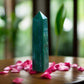 Soulwise Certified Natural Jade Tower – 6 Inch Feng Shui Crystal Obelisk | 450-500g Green Stone Energy Decor for Home, Office, Meditation & Healing