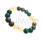 Soulwise Money Magnet Bracelet - Citrine, Pyrite, and Green Aventurine 10mm