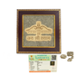 Khatu Shyam baba On raw pyrite base Wall Frame Certified