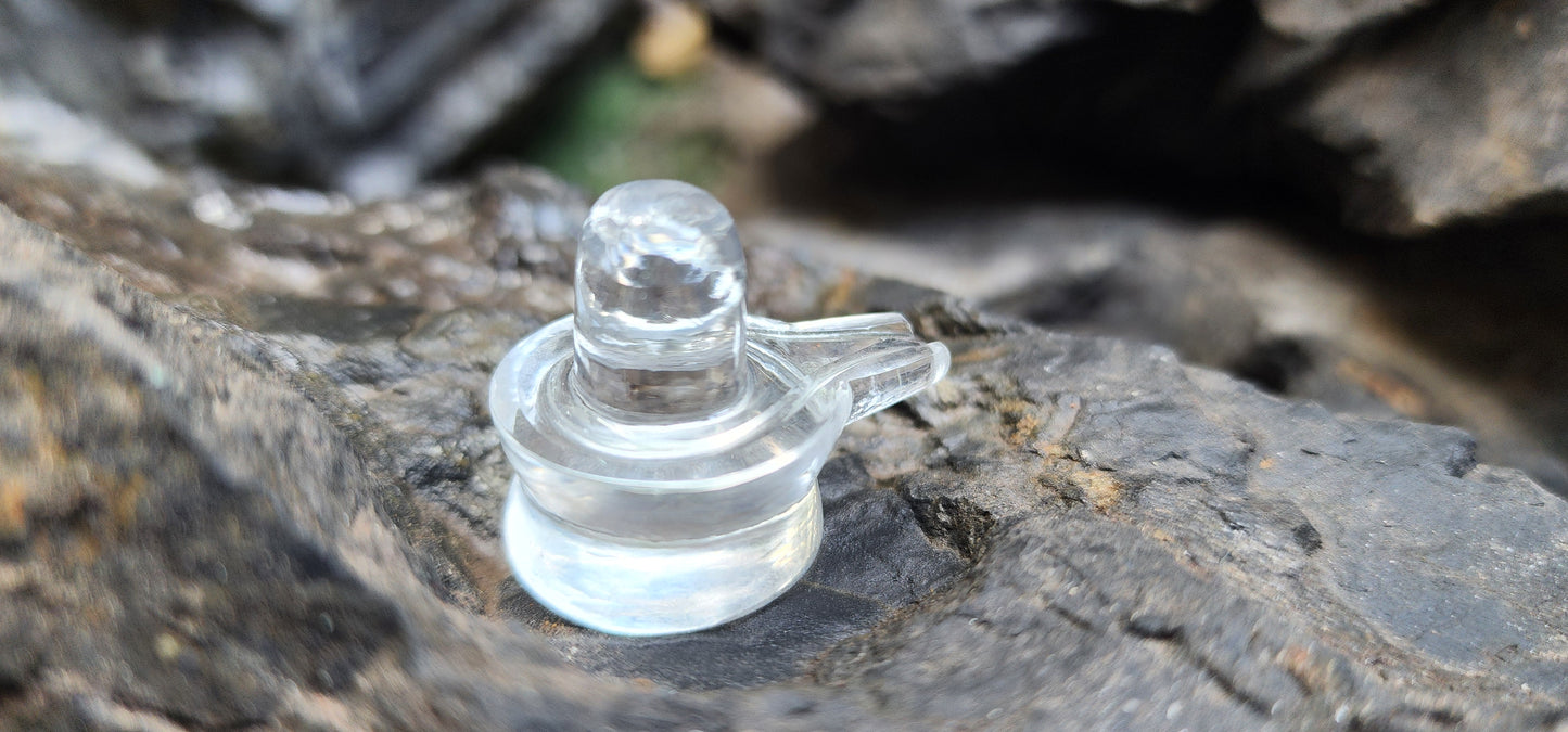 Clear Quartz Shivalingam