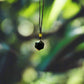 SOULWISE Black Obsidian Pendant Necklace – Grounding & Protective Crystal Jewelry for Men and Women – Ideal for Empaths, Healers, and Spiritual Seekers