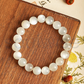 White Moonstone Bracelet 8mm – Natural Healing Crystal Beads for Emotional Balance, Intuition & Positive Energy | Unisex