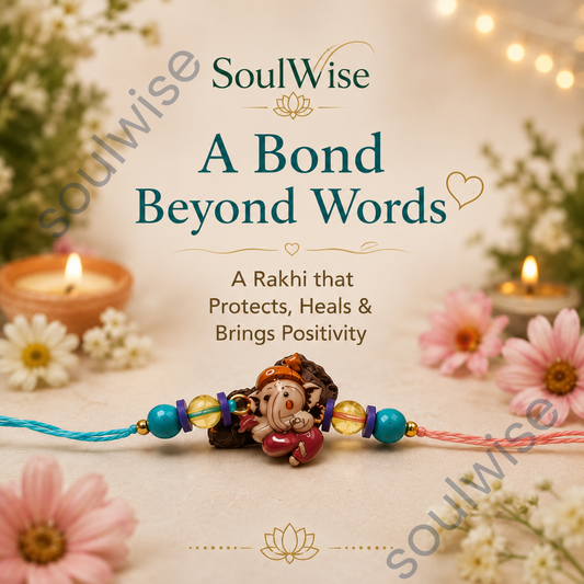 Ganesha Blessings Rakhi – Sacred Lord Ganesha Rakhi for Wisdom, Protection, Success & Divine Blessings