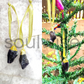 Raw Amethyst Crystal Tree Ornaments – Set of 2 | Handmade Healing Gemstone Décor for Home & Office