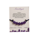 Amethyst 5 Beads Rakhi – Natural Crystal Rakhi for Peace, Calmness, Stress Relief & Positive Energy