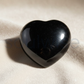 Black Obsidian Healing Crystal Heart-Shape Decor for Protection, Emotional Healing, Purification, and Spiritual Growth, Valentine Gift Housewarming (Black Obsidian)