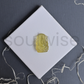 Soulwise Yellow Topaz Gemstone Ganesha Idol 124 ct. 4cm.