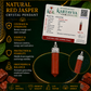 Natural Red Jasper Pencil Pendant – Healing Crystal Necklace for Strength, Courage, Grounding & Positive Energy