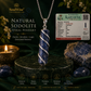 Natural Sodalite Spiral Pendant – Healing Crystal Necklace for Wisdom, Communication, Intuition & Mental Clarity