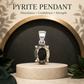 Natural Pyrite Gemstone Pendant – Oval-Cut Prosperity Crystal Jewellery