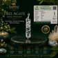Tree Agate Crystal Pendant – Natural Healing Stone Necklace for Grounding, Emotional Healing & Spiritual Balance