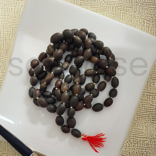 Soulwise Natural Kamal Gatta Mala – 108 Beads Lotus Seed Japa Mala | Ideal for Lakshmi Mantras, Diwali Puja & Daily Meditation|