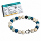Gemini Zodiac Crystal Bracelet with Hamsa Hand Charm – Certified Natural Multi-Stone 9mm Beads
