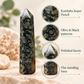 Natural Kambaba Jasper Crystal Pencil – Healing Gemstone Point for Grounding, Protection, Emotional Balance, Inner Peace, Reiki, Meditation, Chakra Balancing & Positive Energy
