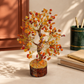 Carnelian Crystal Tree, 8 inches Tall for Passion, Joy, Positive Energy & Happiness