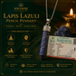 Natural Lapis Lazuli Pencil Pendant – Healing Crystal Necklace for Wisdom, Communication, Intuition & Mental Clarity