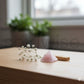 Rose Quartz Pyramid – Small Natural Crystal Pyramid for Love, Healing & Energy Balancing