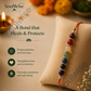 7 /Seven Chakra Crystal Rakhi – Natural Healing Crystal Rakhi for Chakra Balancing, Harmony, Protection & Positive Energy
