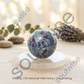 Ruby Kyanite Crystal Sphere – Natural Healing Crystal Ball for Passion, Intuition, Balance & Spiritual Growth | Polished Gemstone Sphere for Meditation, Reiki & Home Décor