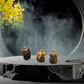 Tiger Eye Crystal Ganesha 1", Healing Crystal for Wisdom, Confidence, Success