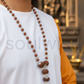 7, 7, 8, 13 Mukhi with 5 Mukhi Silver Nepali Rudraksha Mala – Spiritual & Protective Necklace