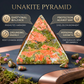Natural Unakite Crystal Pyramid – Gemstone Energy Pyramid for Balance, Meditation & Spiritual Décor