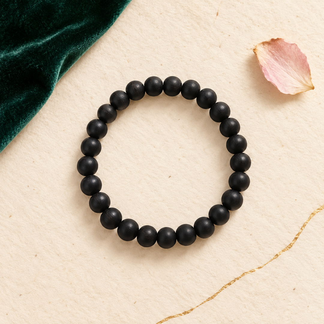 Original Karungali Bracelet 8mm – Certified Wooden Bead Spiritual Jewellery for Men & Women