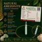 Natural Amazonite Pencil Pendant – Healing Crystal Necklace for Emotional Balance, Communication, Harmony & Positive Energy