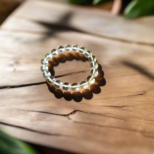 साफ़ क्वार्ट्ज़ ब्रेसलेट 10 मिमी