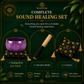 Singing Bowl 4 inch,Set for Meditation, Sound Healing & Mindfulness | Handcrafted Tibetan Meditation Bowl with Striker & Cushion