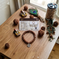 Om Rudraksha Bracelet – Natural Rudraksha Beads with Om Charm | Spiritual Protection, Meditation & Positive Energy Bracelet for Men & Women