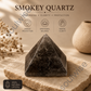 Natural Smoky Quartz Crystal Pyramid – Gemstone Energy Pyramid for Grounding, Clarity & Spiritual Décor