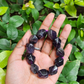 Amethyst cut stone tumble bracelet for good relationship, happiness, peace & business success