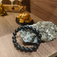 Shungite 10mm Bead Bracelet – Natural Semi Precious Stone for Protection, Balance & Positive Energy | Grounding Healing Crystal