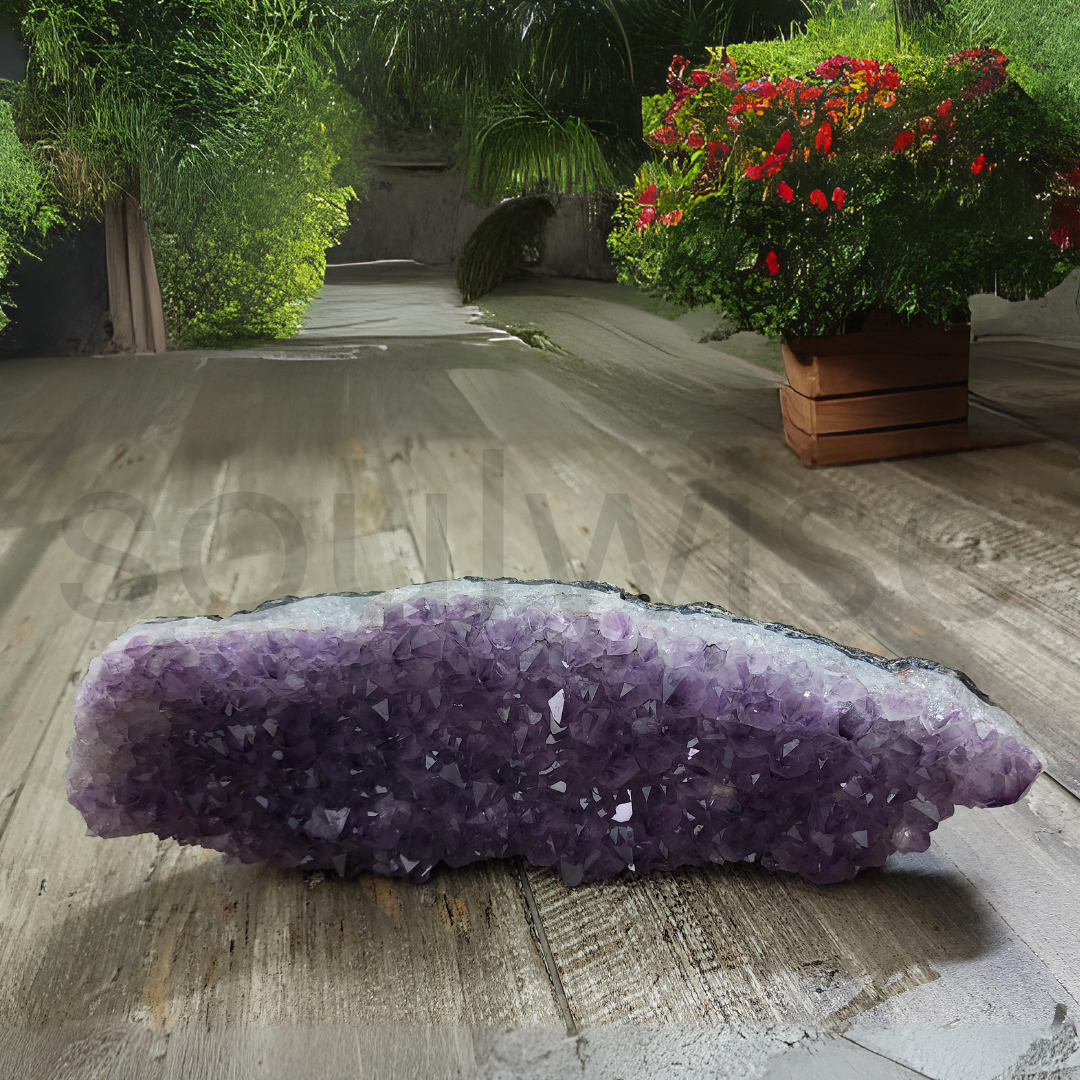 Healing Amethyst cluster, Amethyst Geode, self-standing, Healing, protective crystal cluster decor approx 2kg (Large)